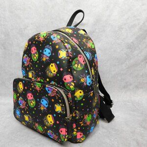 Funko Pop Black Neon Women Of Marvel Infinity Saga Small Backpack Purse 11” X 9”